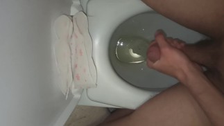 トイレで速くけいれん
