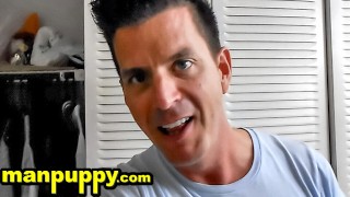 Hunk Jeff Drizzle consiguió su polla palpitante durante el juego de pies