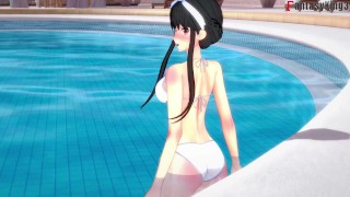 Yor Forger Bikini on Pool sex 4 Spy x Family | Watch the Full and Full POV on patreon: Fantasyking3