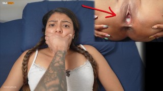 Shh shh ga niet schreeuwen! - Ik wil gewoon je kleine poesje vullen met sperma...