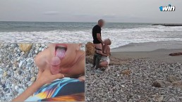 Zrobiłem loda i połknąłem całą spermę na plaży