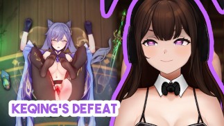 Keqing Poražen a V Prdeli | Genshin Hratelnost | Anime Dívka Gangbang