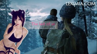 Asian BigBoobs play TLOU 2 and cum  Letsplay 2 !
