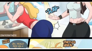 Summer's hot shower- the naughty college girl has sex in the shower
