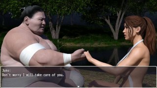 Laura Lustful Secrets: Wife Cheats her Husband With Big Chubby Sumo Fighter Ep 66