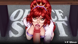 Fick endlich deinen Hot Bürorivalen - ASMR Rollenspiel Audio Blowjob Anal