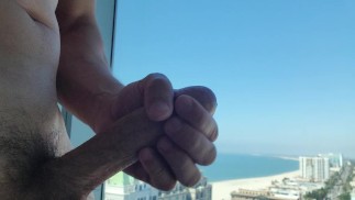 High Rise Ocean View Cock Edging - ¡Preparando para follar mi semen en mi novia!