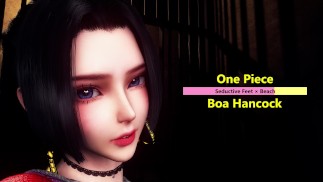 One Piece - Boa Hancock × Uwodzicielskie stopy × plaży - wersja Lite