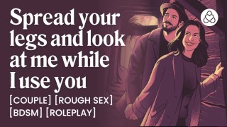 Hij domineert zijn vriendin in het bos | BDSM rollenspel | ASMR Porno voor vrouwen