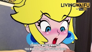 Princess Peach Skutečné živé waifu Mario Bross Parodie HENTAI R34 SUPER porno pravidlo 34 nahý cosplay xxx