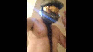 Master Chief flashes cock and balls (Cosplay Shorties)