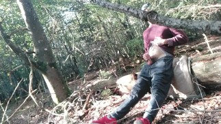 Branlette dans les bois - risque de se faire prendre