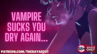 Vampire Girl sucks you off in ENTIRELY!~ (ASMR RP) (Free Audio)