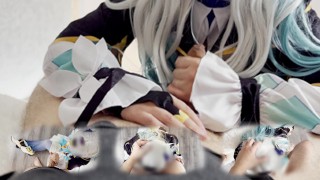 ホタルは彼女の口で働いているとき恥ずかしがり屋です - ホタルコスプレトレーラー - 本海Starレール