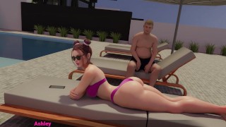Longe de Casa [24] Parte 106 Piscina Pública Foda-se Bunda Grande Por LoveSkySan69