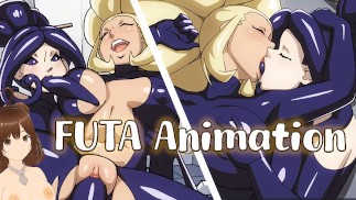 My girlfriend fucking me wildly until I cum (Futa animation) - Jazziuu
