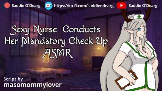 セクシーな看護師は彼女の必須のチェックを行います ASMR