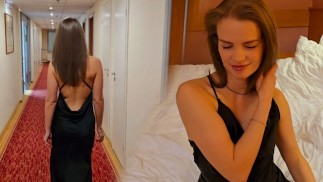 Married Beauty got the wrong room at the hotel!  And she accidentally cheated on her husband!