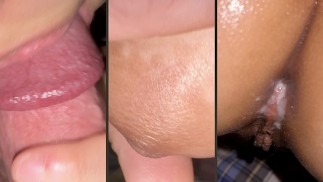 Hot азиатская тинка с Perky сиськами сосет белый член и кончает спермой в ее очко