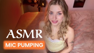ASMR * Uwodzicielska drobna blondynka Szybki i agresywny Mic pompuje twojego kutasa i doprowadza cię do spermy * Lissa Pi