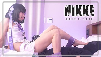 【NIKKE】💜Syuen cosplayer Foot Fetish, Face Sitting, hentai japanese shemale cosplay