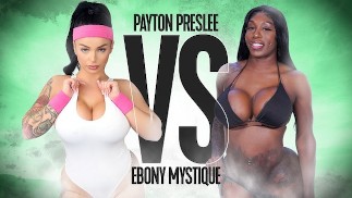 Clash of the Tits: Payton and Ebony Engage in a Hardcore Fuck Fest to Prove Who's the Ultimate Babe