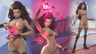 Marvel Rivals Mod nainstalován Gameplay Část 4 [18 +] Naked Witch Skin Gameplay