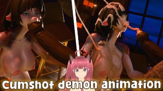 Furry Devil ha bisogno di sborra dal suo maschio alfa (TwitchyAnimation Animation) - Jazziuu