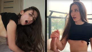 A Petite Teenage Babe couldn't resist getting Fucked