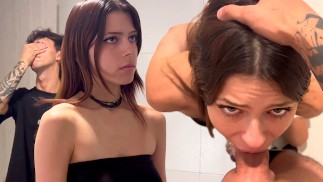 RIEMPO LA BOCCA DELL'AMICA VIZIATA DI MIA SORELLA DI CAZZO, PARLA ORA...