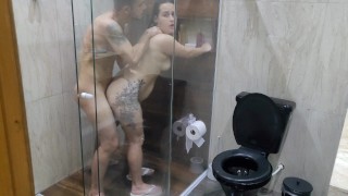 So this is what stepbrother does to his stepsister in the bathroom