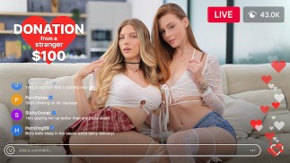 Duas camgirls e um entregador de pizza – tudo graças aos fãs | Anastangel e Arina Fox