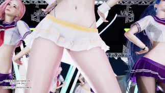 [MMD] Girls' Generation - Genie Ahri Seraphine Kaisa Kpop Dance League of Legends Hentai