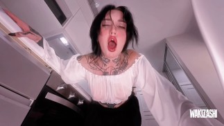 POV Played a prank on my stepsister and fucked her in the mouth and pussy