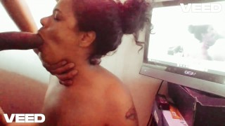 LE MEILLEUR AGRESS BLOWJOB BBC BIG DICK EBONY SUCER SUR WEBCAM