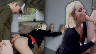 TINDER date turned into outdoor sex - POLISH DIALOGS