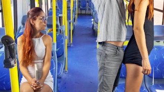 Trabalhador em trasporte público encoxa safada de vestido curto!