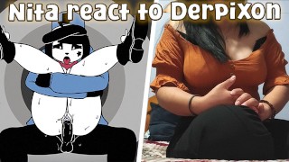 Jazziuu i Nita reagują na Mima i Dasha - Derpixon Animation