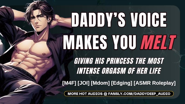 Dom Boyfriend Edges &amp; Teases You to Insane Squirting Orgasm | JOI | Male Moaning Audio | NSFW ASMR