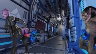 weird monster fucked a bitch from another dimension