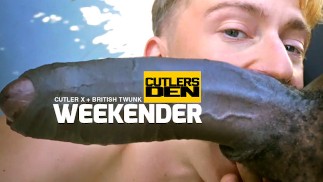 Cutler X distrugge il buco liscio di British Twunk con il suo grosso cazzo succoso non tagliato